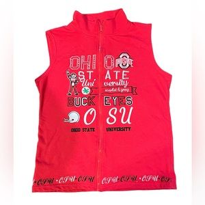 OSU buckeye bling vest